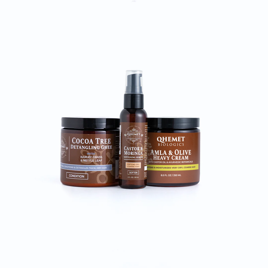 Deluxe Castor Oil Collection for Maximum Moisture & Growth - Qhemet Biologics
