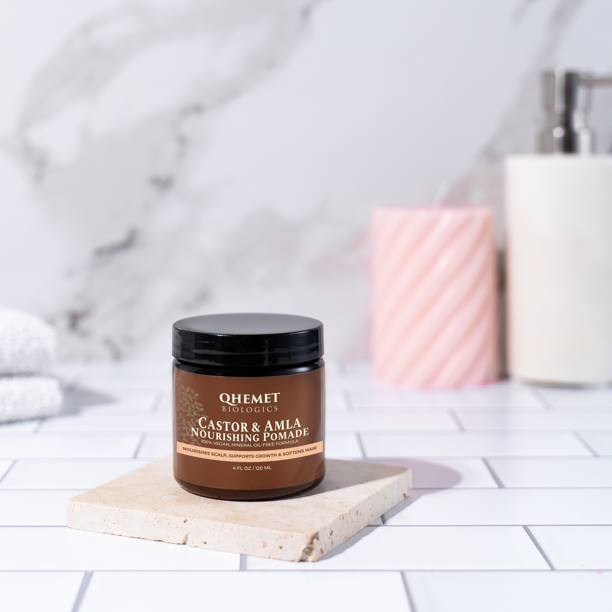 Castor & Amla Nourishing Pomade - Qhemet Biologics