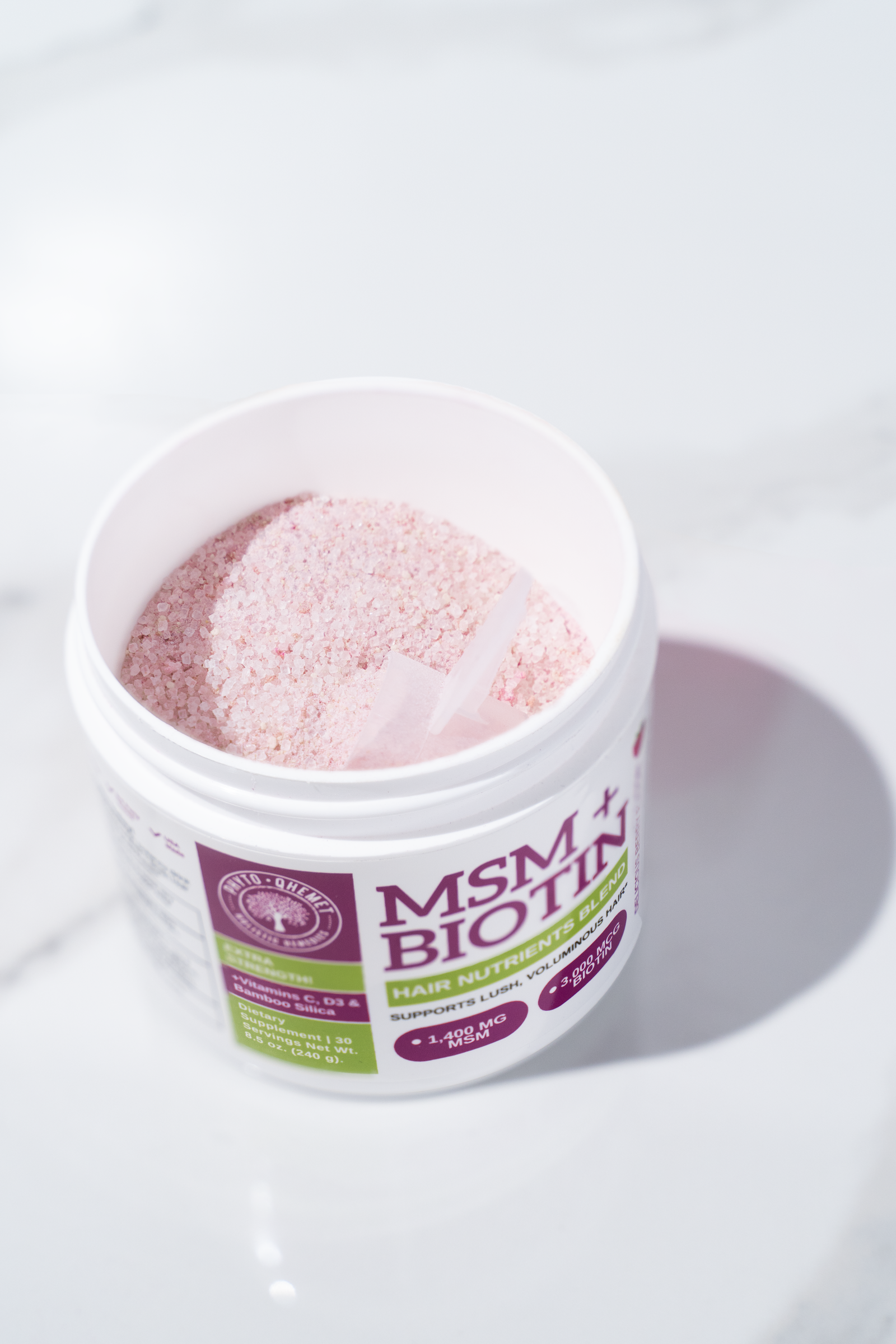 MSM + BIOTIN | Hair Nutrients Blend - Qhemet Biologics