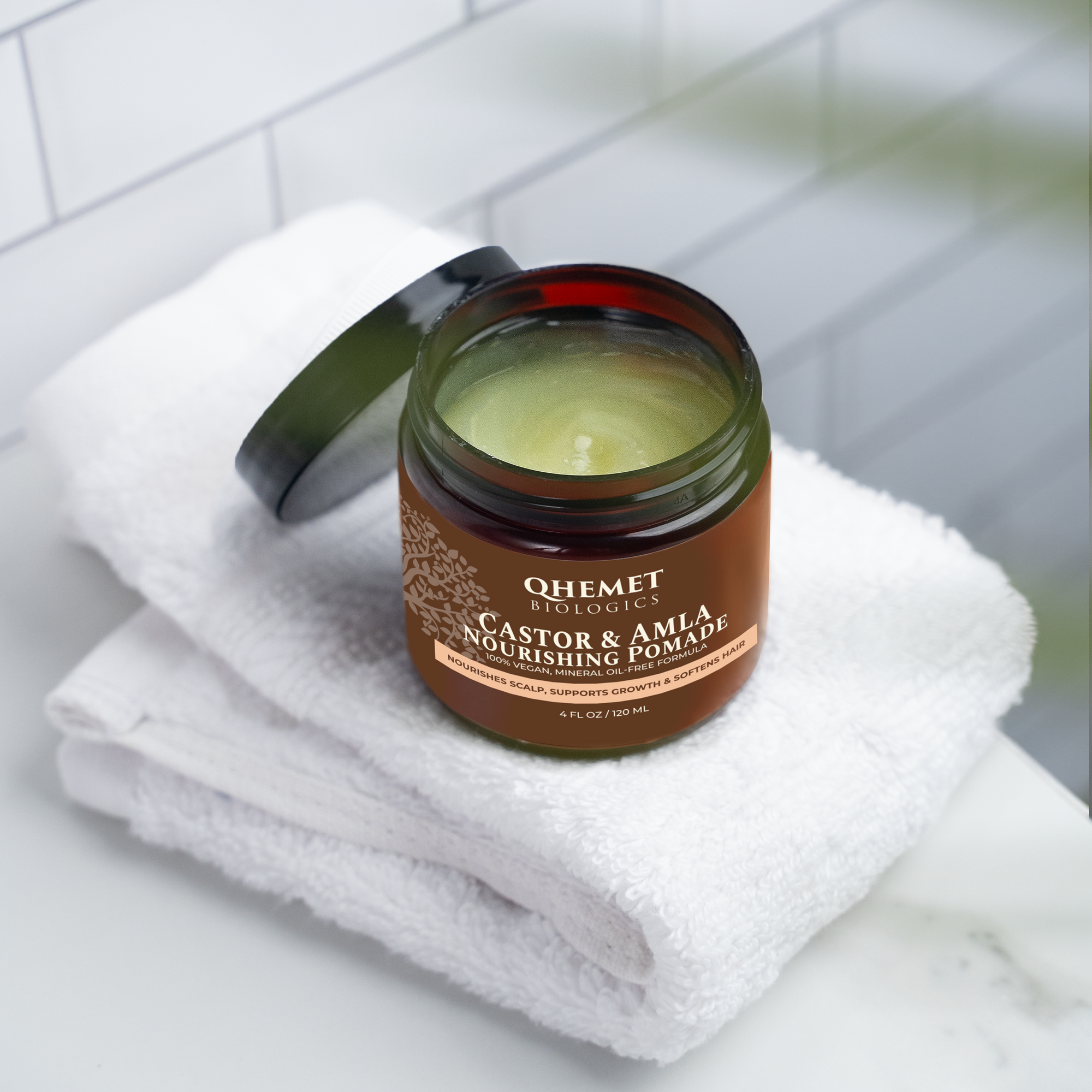 Castor & Amla Nourishing Pomade - Qhemet Biologics