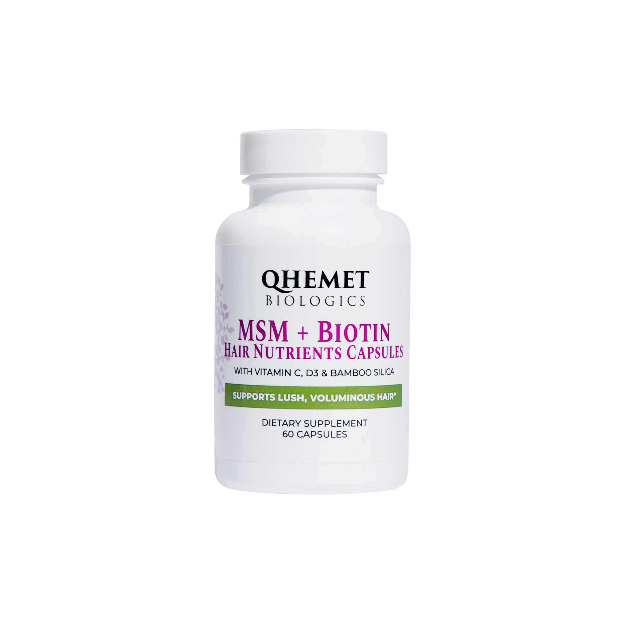 MSM + BIOTIN | Hair Nutrients Capsules - Qhemet Biologics