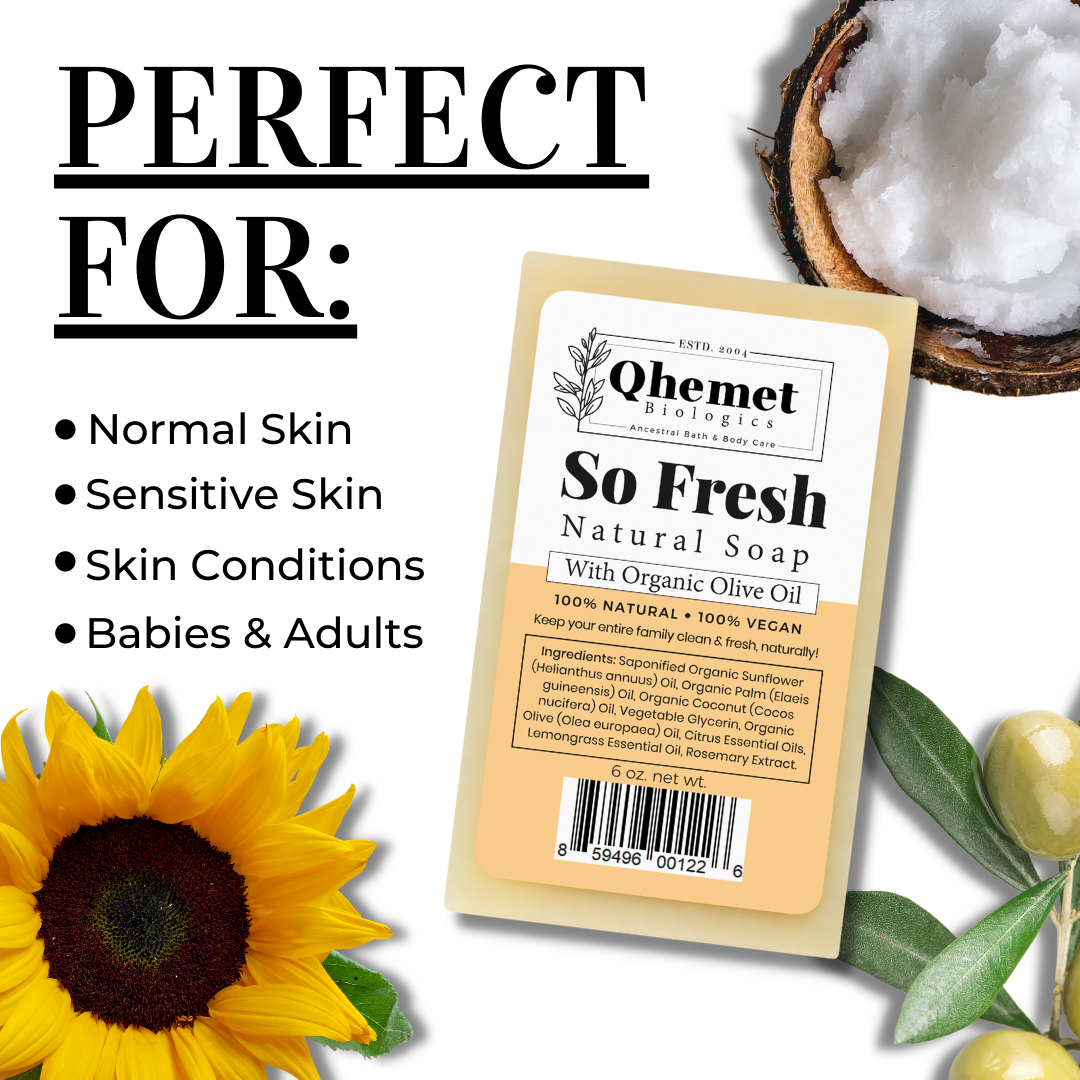 So Fresh Natural Soap - Qhemet Biologics