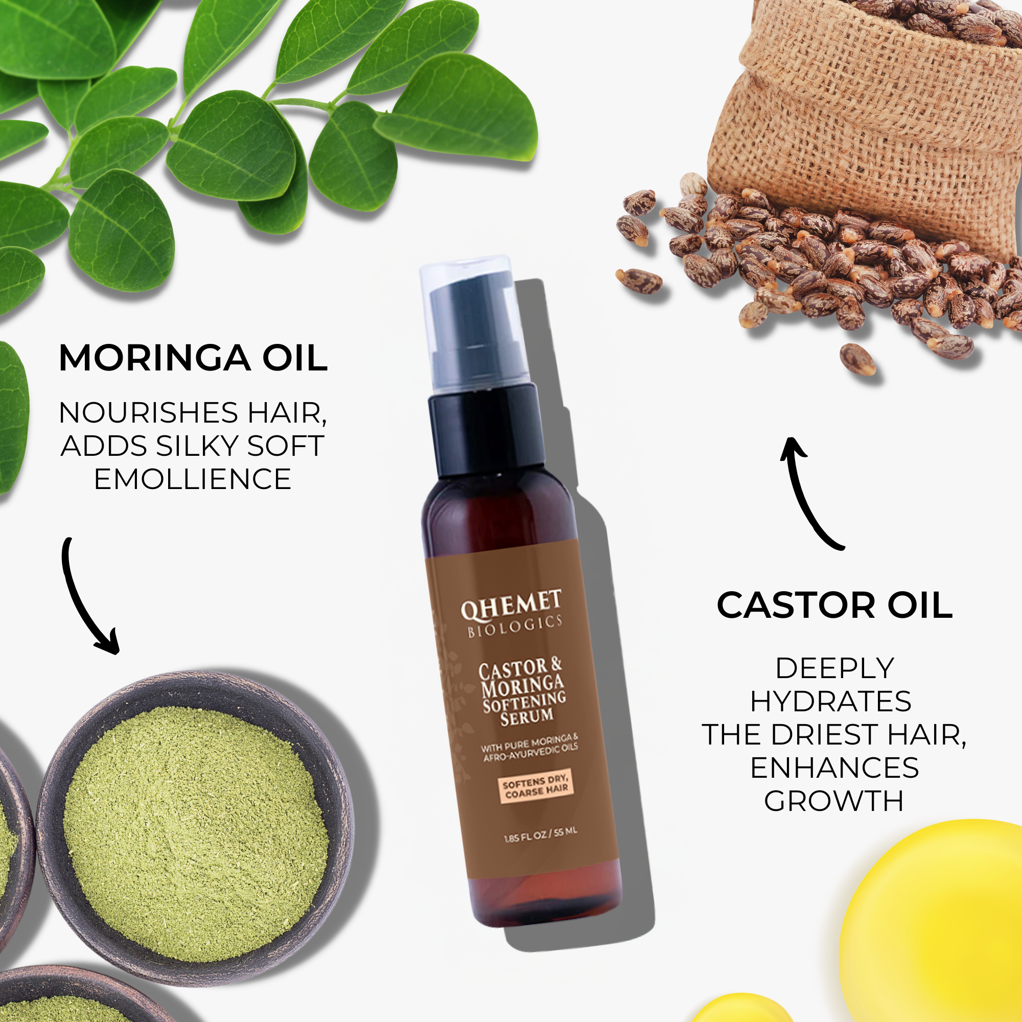 Castor Oil Collection For Moisture &amp; Growth