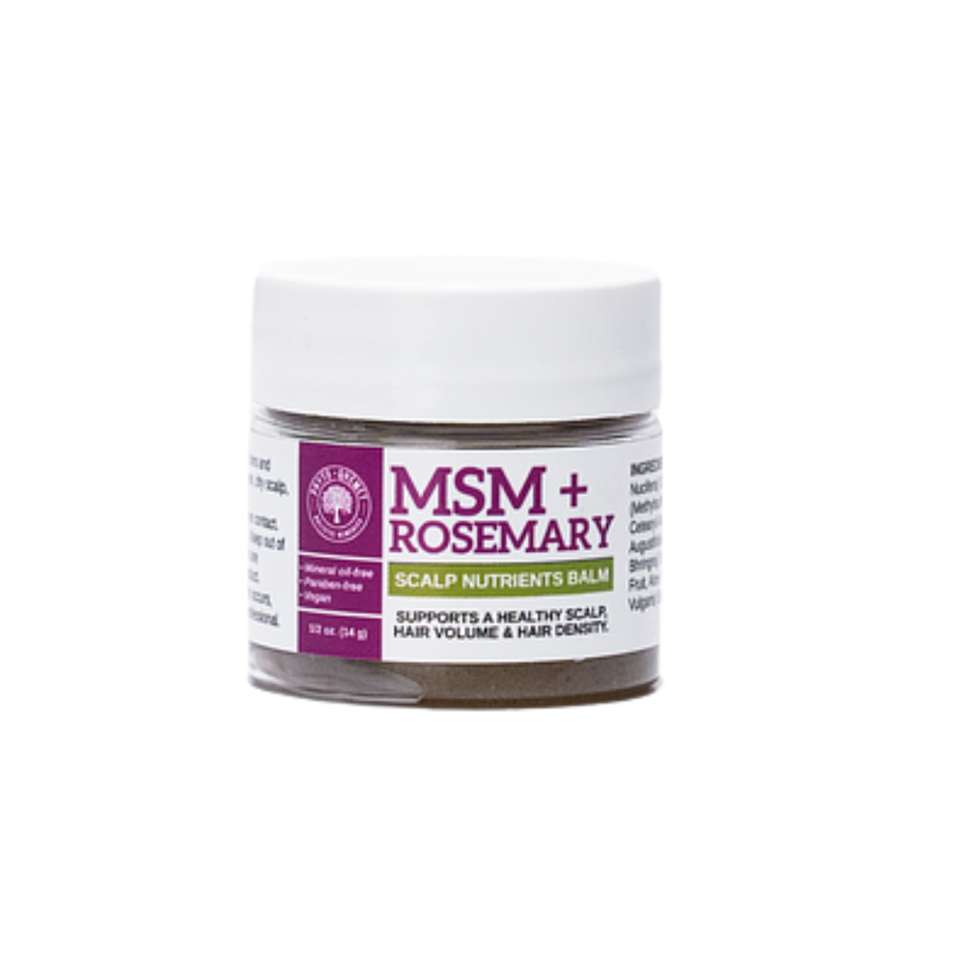 MSM + ROSEMARY | Scalp Nutrients Balm Mini - Qhemet Biologics