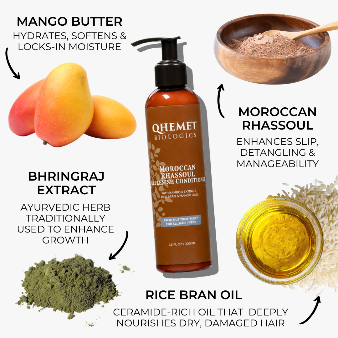 Moroccan Rhassoul Replenish Conditioner - Qhemet Biologics