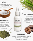 MSM + Rice Water Scalp Nutrients Drops - Qhemet Biologics