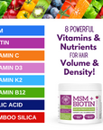 MSM + BIOTIN - HAIR NUTRIENTS BLEND - Qhemet Biologics