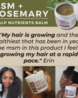 MSM + ROSEMARY | Scalp Nutrients Balm